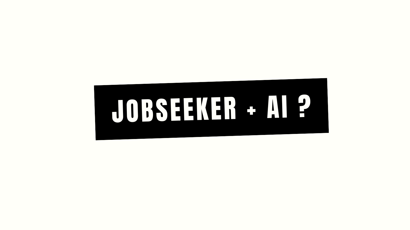 Why AI could be bad news for jobseekers